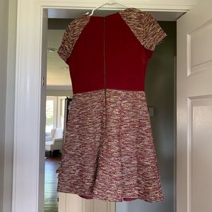 Color block mini dress